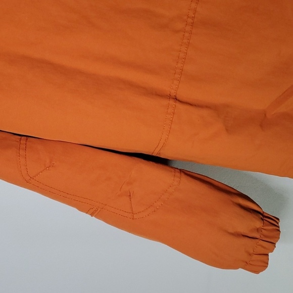 Gap jacket boys size large ( 10 ) orange grey green blue zippered pockets - Picture 10 of 16